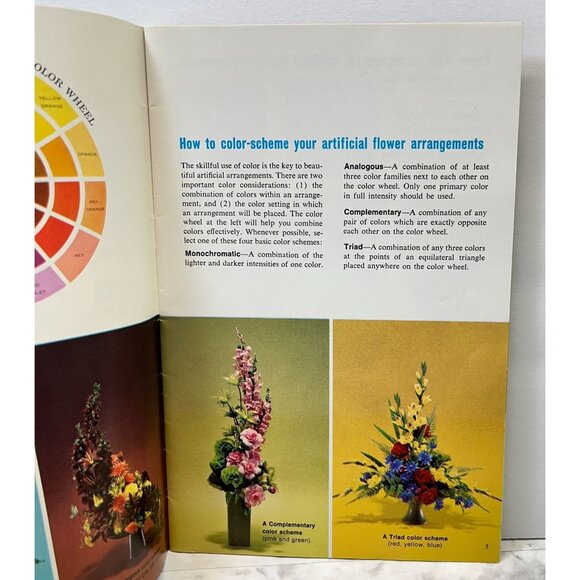 Flower Arranging DIY Guide Vintage 1960s Have Fun With Floral Arrangements - Picture 4 of 7